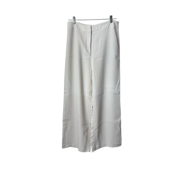 Boden Fluid Wide Leg Trouser in Ivory Size 10L - Picture 4 of 8